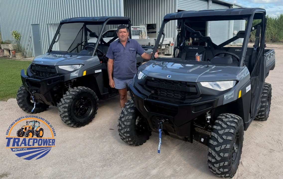 Caspanello family Polaris Ranger handover at Tracpower