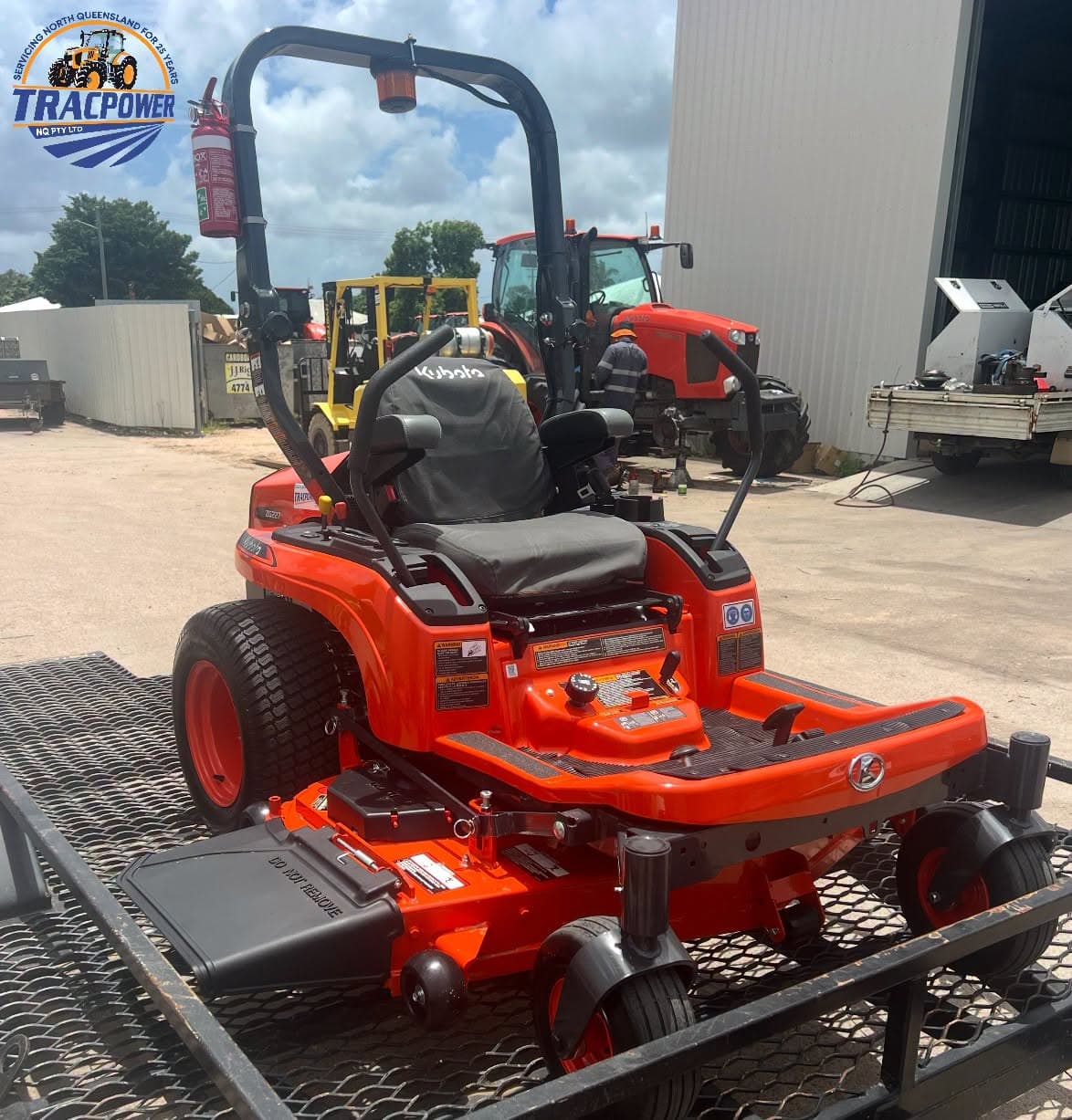 Kubota ZG227 zero-turn mower delivered to Poletti Maintenance and Vegetation Management